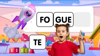Escrever nomes de brinquedos - Juntar sílabas - Aprender a ler e escrever - Alfabetização