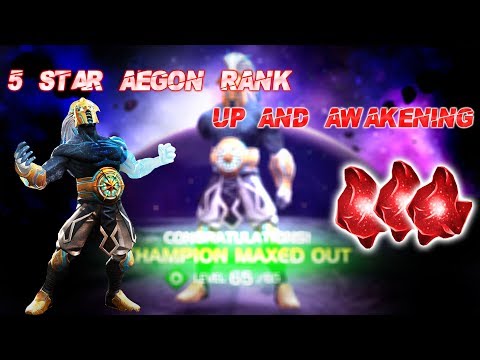 5 STAR AEGON TO RANK 5! - MARVEL CONTEST OF CHAMPIONS