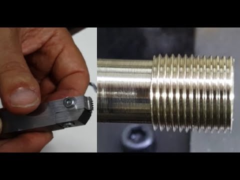 Geniale utensile per filettare al tornio