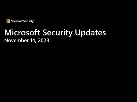 Security Update Release Summary November 2023