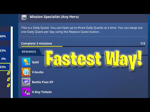Complete 3 Missions (Any Hero) | Fastest Way