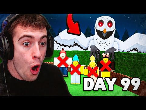 VINCO 99 NOTTI nella FORESTA SENZA SALVARE i BAMBINI su ROBLOX!!