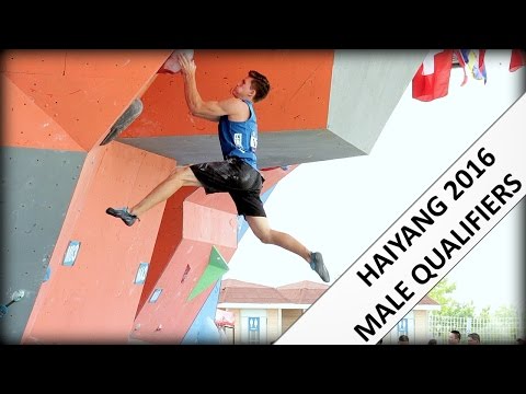 Haiyang Bouldering World Cup 2015 - Male Qualifiers
