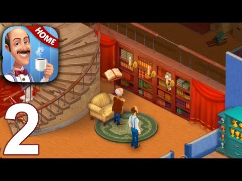 HOMESCAPES Story Walkthrough Gameplay Part 2 - Day 2 (iOS Android)