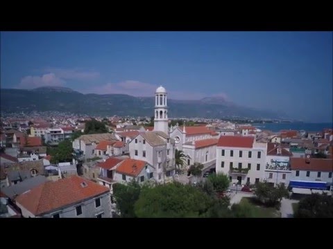 Kaštel Štafilić&Kaštel Novi-dron snimka-