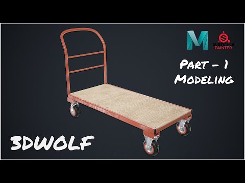 Maya 3D Modeling Tutorial Platform Trolley Part 1 Modeling Game Assets Modeling