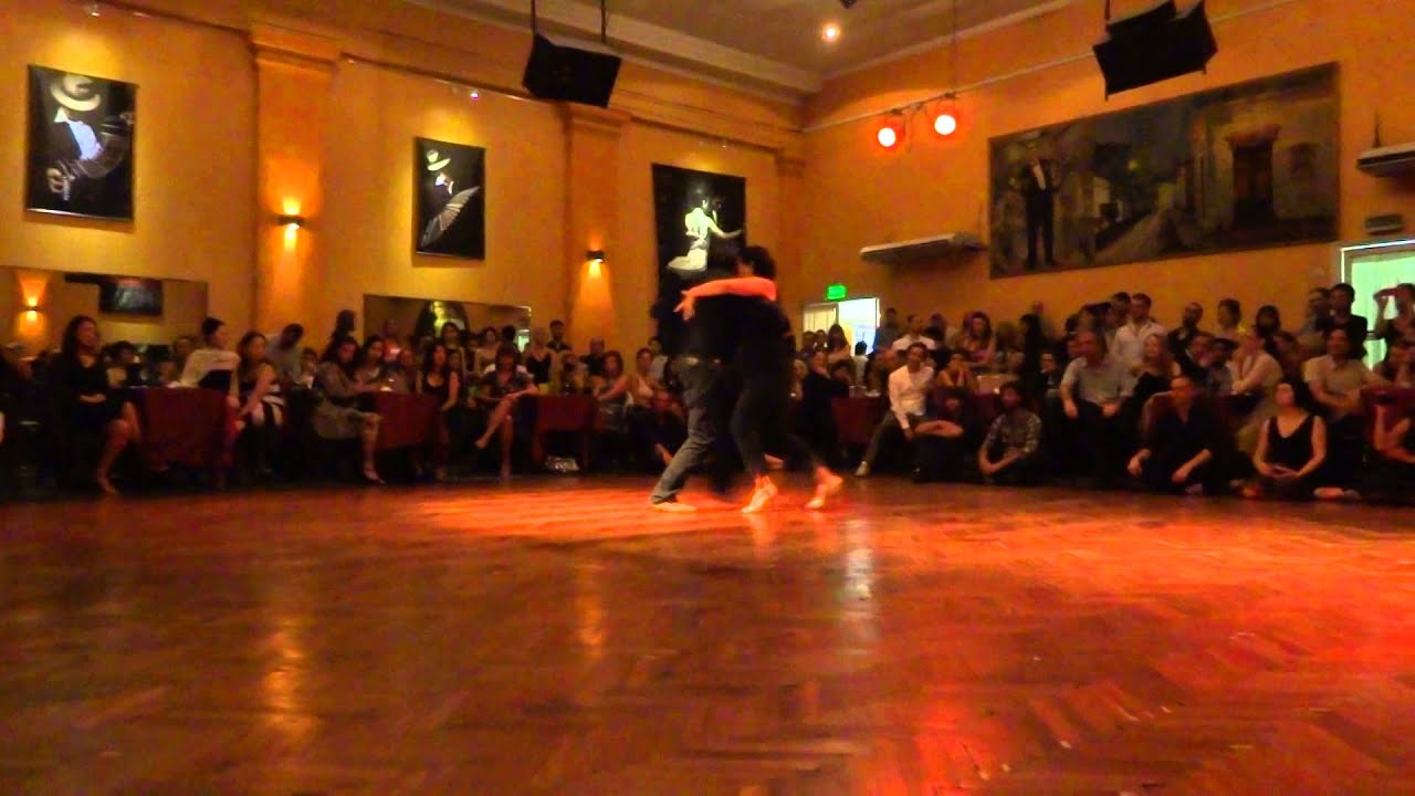 Julio Balmaceda & Corina De La Rosa. Color Tango Orq. Milonga Parakultural salon Caning 2014