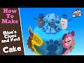 Blue S Clues And You Cake Tutorial How To Make Blue And Friends Cake Toppers