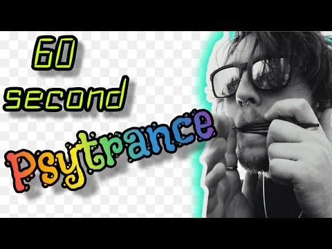 60 second psytrance fast jaw harping.