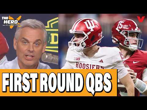 NFL Mock Draft: First round QBs, Fernando Mendoza, Ty Simpson | Colin Cowherd: THE HERD