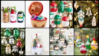 Creative plastic bottles recycling craft ideas for Christmas home decor #trending #diy #christmas