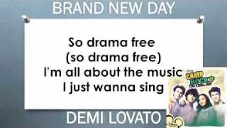 Brand New Day - Demi Lovato from Camp Rock 2: The Final Jam (w/ Lyrics on Screen)