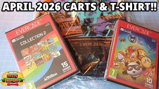 Evercade April 2026 Carts Launch Day - Activision Collection 2 & Mega Cats Collection 3 Plus T-Shirt