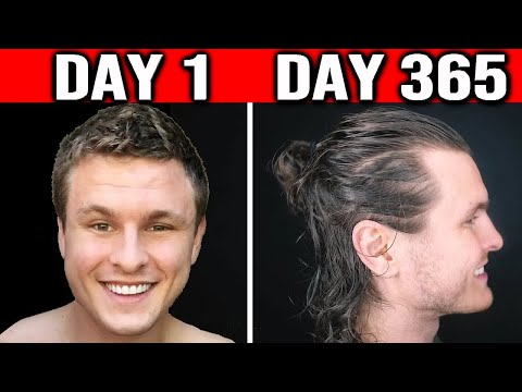 TIMELAPSE OF MY YEAR LONG HAIR GROWTH | PHOTO A DAY