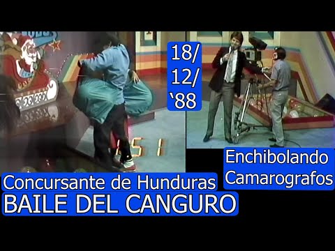 0366 'El Baile del Canguro' con un Hondureño, Enchibolando Camarógrafos - DPTO2, 18 de Dic. 1988