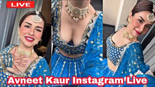 Avneet Kaur Full Instagram Live on  30 Million fol