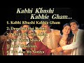 Movie Song Kabhi Khushi Kabhie Gham India Song