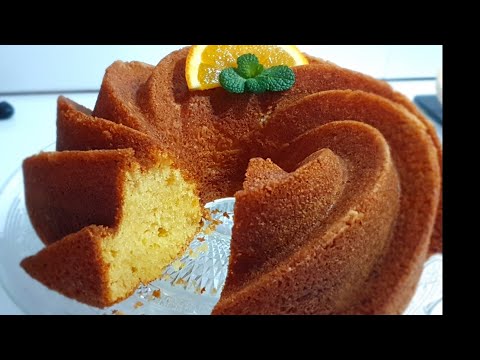 Moist orange cake (no milk, no butter)