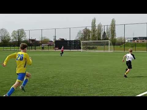 K.F.C. Merelbeke A 💛 Vs Lokeren Temse 🤍 U15 IP 2024. 2nd half part 1