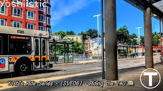 The Speediest Bus Route! | Yoshi's Ride Series {S1-E06}- Riding the 240 🚌 - {MBTA}