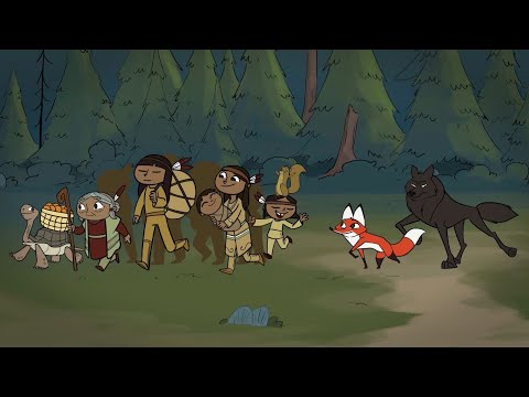 Kluskap Eliajek Mi'kmaq/ Kluskap Creates the Mi'kmaw People (Mi'kmaw Language with English subs)