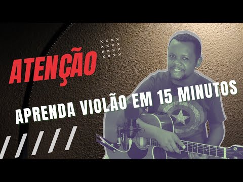 APRENDER VIOLÃO EM 15 MINUTOS #violaofacil #fabiopaixao