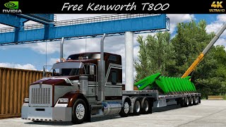 *Free Kenworth T800* Corn Head Haul Sioux City to Fort Dodge *JBX2/TAA Graphics Combo* ATS 4K 1.56
