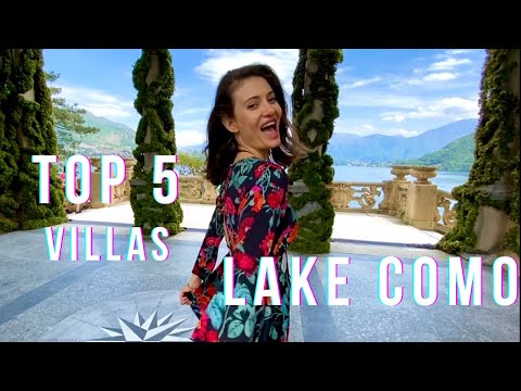 TOP 5 VILLAS para visitar no LAGO COMO 🇮🇹 Como, Bellagio, Varenna, Tremezzo, Lenno