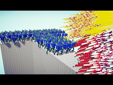 100x PRESENT ELF ARMY 🎁 VS 👹 EVERY GOD / Totally Accurate Battle Simulator ( TABS )