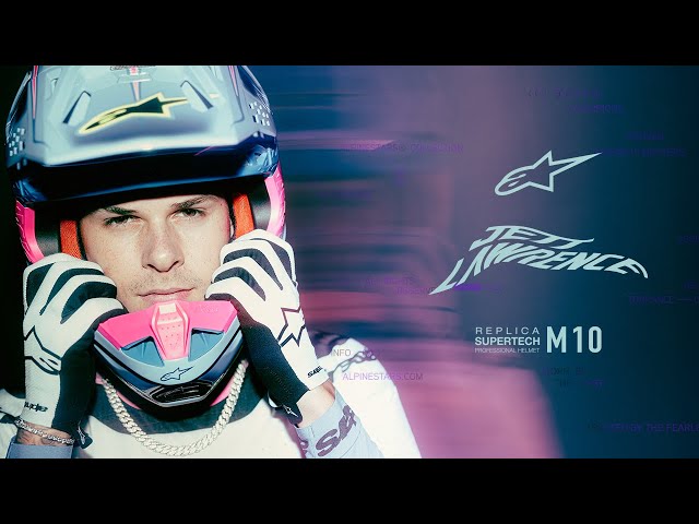 Alpinestars Adult S-M10 Jett Lawrence R01 Helmet MX | XS S M L XL 2XL | Purple Pink Yellow 21