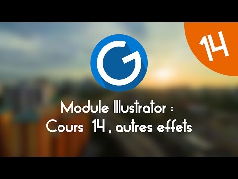 Formation IMM Module Illustrator Cours tuto 14 autres effets