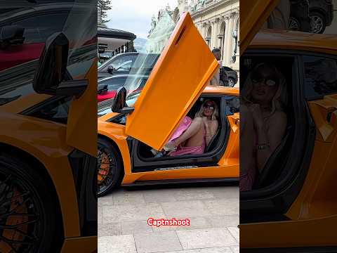 Thumbnail for SEXY LADY IN LAMBORGHINI AVENTADOR #monaco #supercars #shorts #fyp #viral #trending by Lamborghini Portofino