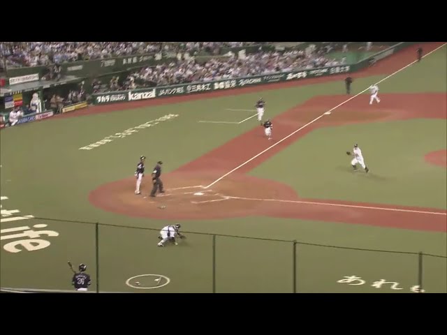 【8回表】これぞ侍の韋駄天!! ホークス・周東 快足を飛ばし勝ち越しのホームイン!! 2019/10/9 パーソル CS パ final L-H