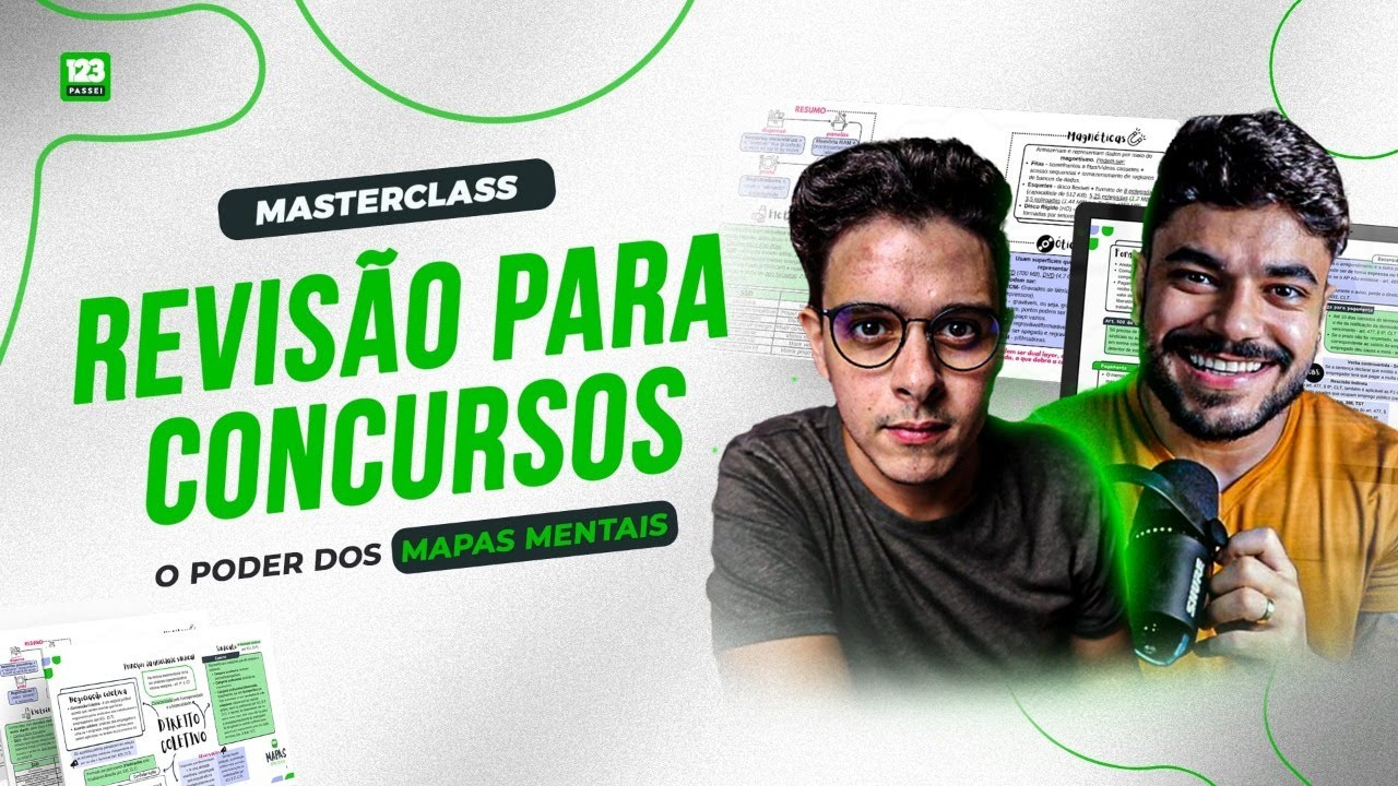 TUDO SOBRE REVISÃO PARA CONCURSOS: O PODER DOS MAPAS MENTAIS
