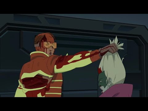 Rex Splode vs King Lizard - Invincible