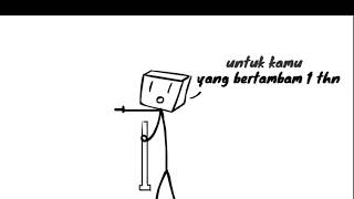 Download lagu Ucapan selamat ulang tahun pakai animasi keren mp3