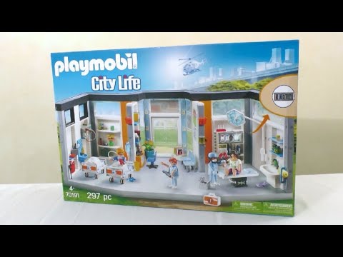 Playmobil 70191 City Life - Krankenhaus mit Einrichtung video