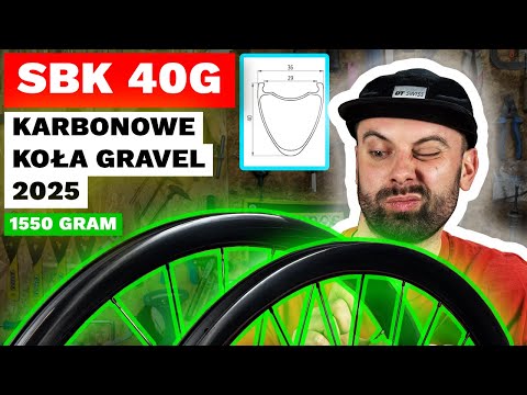 SBK 40G | DT Swiss 350 – Karbonowe Koła Gravelowe na 2025 rok