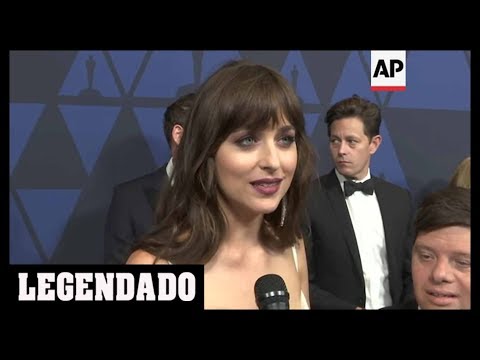[LEGENDADO] Dakota Johnson no Governors Awards - AP Archive