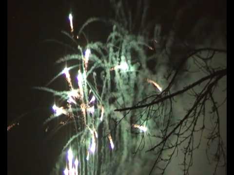 Neujahrs Feuerwerk in Pinneberg, Wasserski Arena, 02.01.2010 - Teil 2