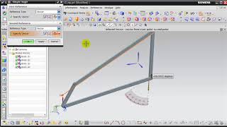 NX: Motion Simulation | Angle Measurement between Links