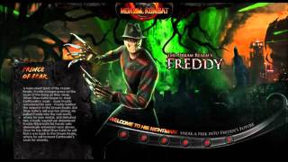 Mortal Kombat 9 - DLC Freddy Krueger Biography!