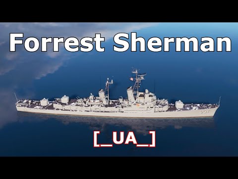 World of WarShips Forrest Sherman - 4 Kills 303K Damage