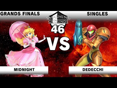 Smashing Grounds 46 - Grands Finals - Midnight [Peach] v Dedecchi [Samus]