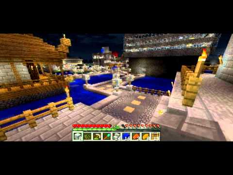 Let's play Minecraft Ep 2 Swimming House ( Win Ps3, Headset and MW3 )