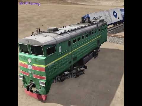 Trains vs 90 Degree Turn