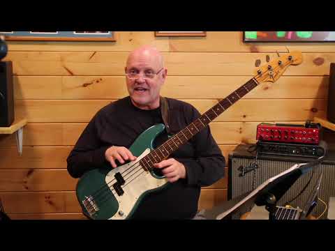 Sample Lesson No.1 from a NEW SERIES, "Following the book R&B Bass"