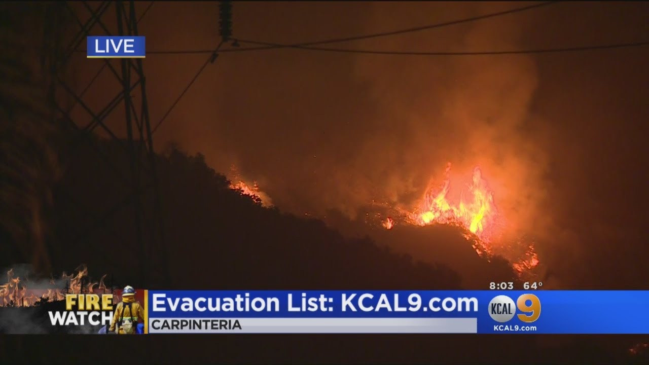 As Thomas Fire Heads West More Evacuations Ordered