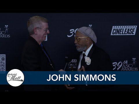 Moderated by Matt: Cinematographer John Simmons at the 2025 ASC Awards