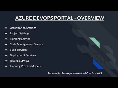 Azure DevOps Portal - Overview
